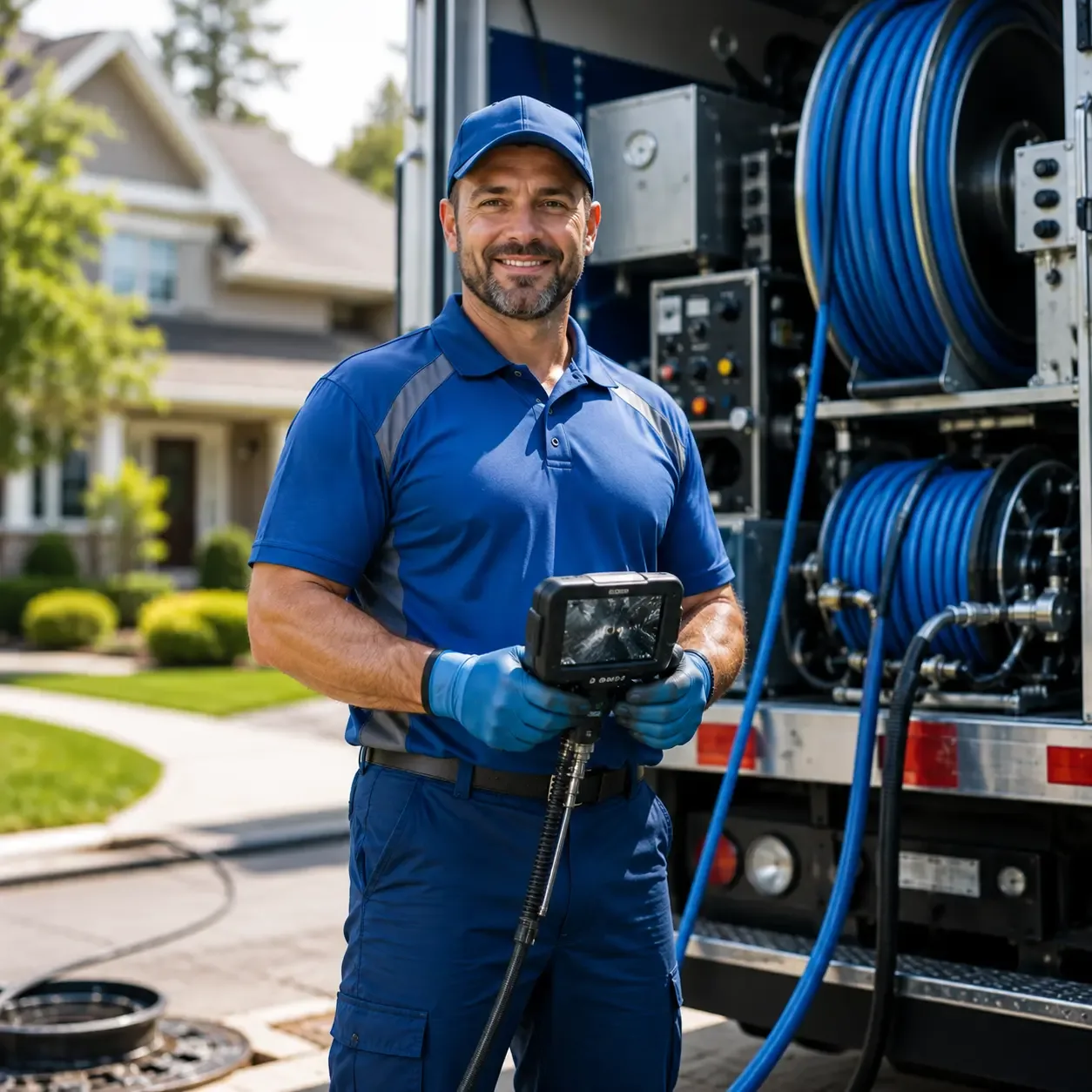 Local outdoor drain cleaning specialists in Falmouth, MI